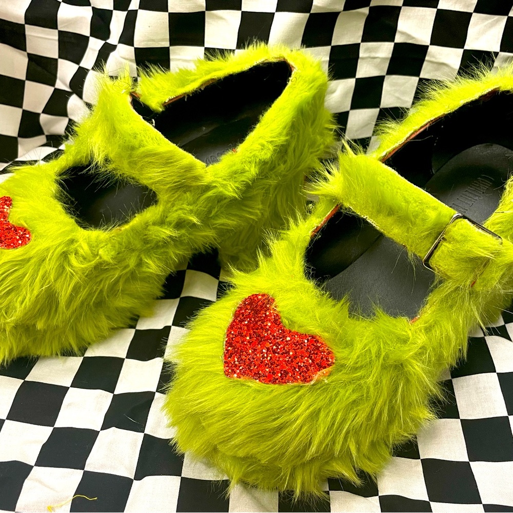 Grinch Mary Janes